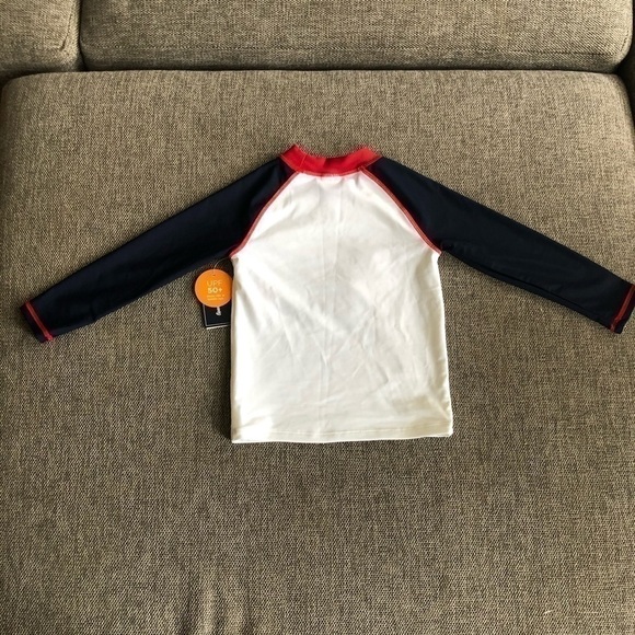 Gymboree Rashguard Boys Swim Top Sizes 2T Opening Day Rashguard Top - Picture 4 of 5